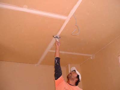 天井テーピング