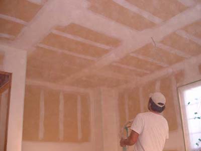 テクスチャー吹き付け